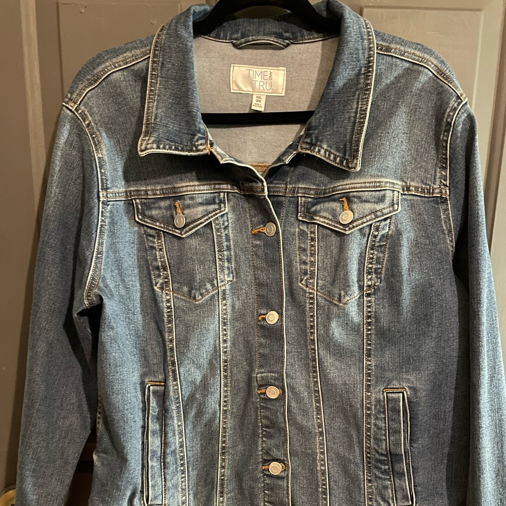 Time and Tru Blue Jean Women's Jacket